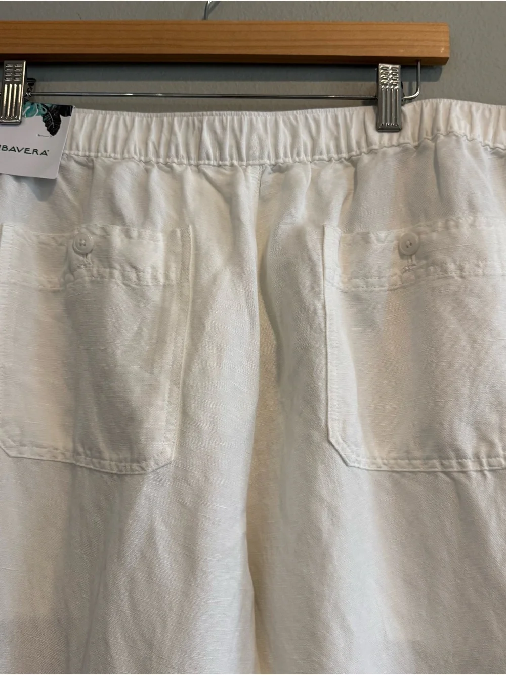 Cubavera Linen Blend Pants Beach Resort XL/30 NEW